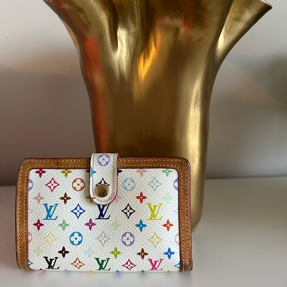 Louis Vuitton Multicolor Porte Monnaie Billets Viennois wallet Authentic - Picture 1 of 9
